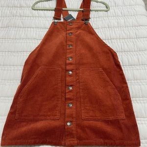 Corduroy Pinafore Dress